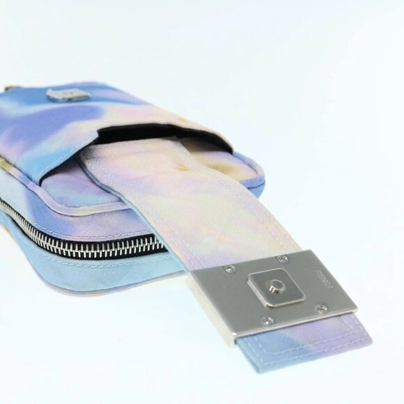 FENDI Zucca Canvas Shoulder Bag Light Blue Auth 62025AV - Picture 10 of 16